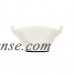 Zentique 7185 White Ceramic Bowl&#44; White - 19 x 10 x 11 in.   
